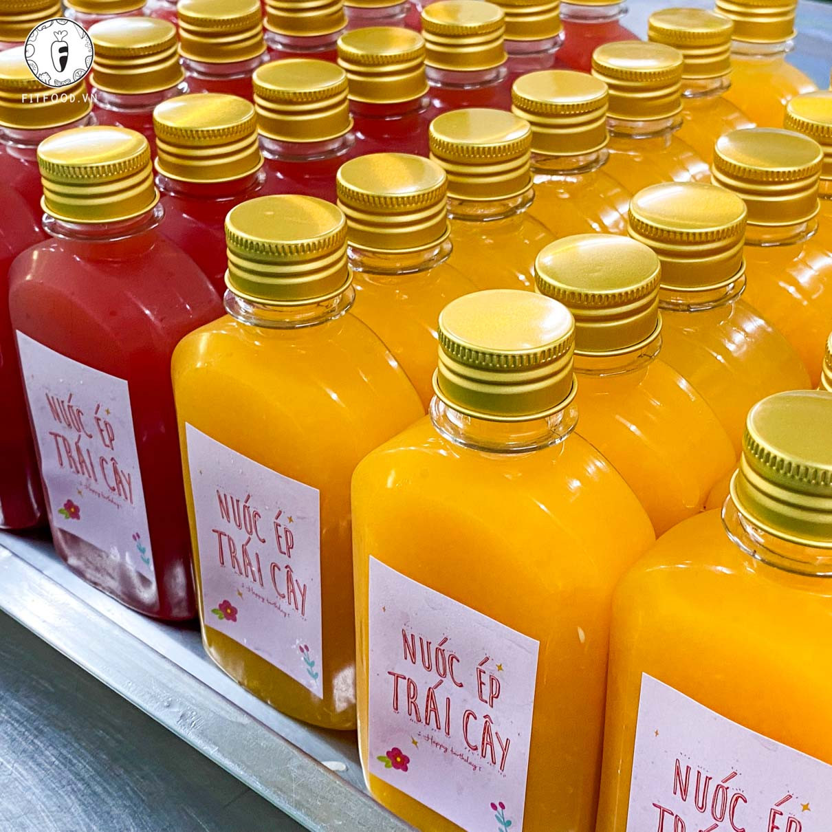 Hình ảnh chai nước ép trái cây 250ml